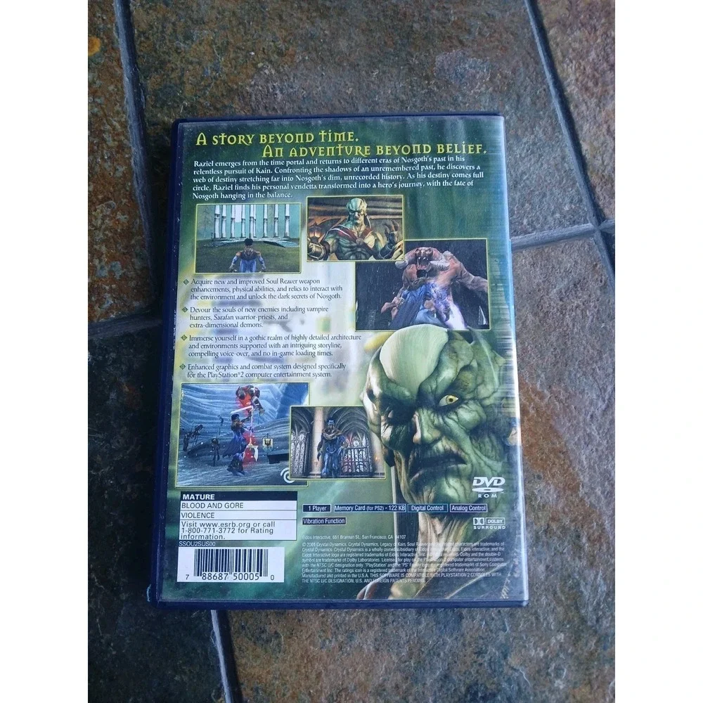 Soul Reaver 2 the Legacy of Kain Series PlayStation 2 - No Booklet